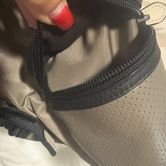 Coach All Terrain Trek Perforated Leather Canvas Unisex Backpack - Picture 14 of 17